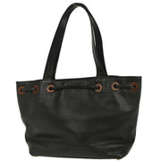 Chanel Black Calfskin Drawstring Tote Bag XX40366