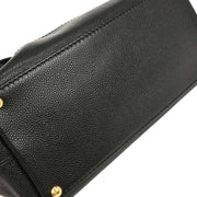 Chanel Black Calfskin Drawstring Tote Bag XX40366