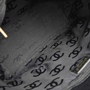 Chanel Black Calfskin Drawstring Tote Bag XX40366