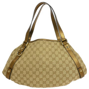 Gucci Gold Abbey D Ring Hobo Handbag 130736 493492 XX40398