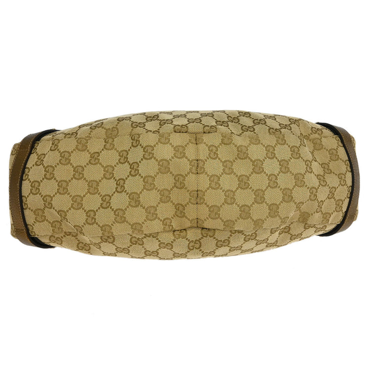 Gucci Gold Abbey D Ring Hobo Handbag 130736 493492 XX40398