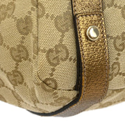 Gucci Gold Abbey D Ring Hobo Handbag 130736 493492 XX40398