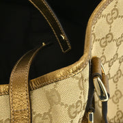 Gucci Gold Abbey D Ring Hobo Handbag 130736 493492 XX40398
