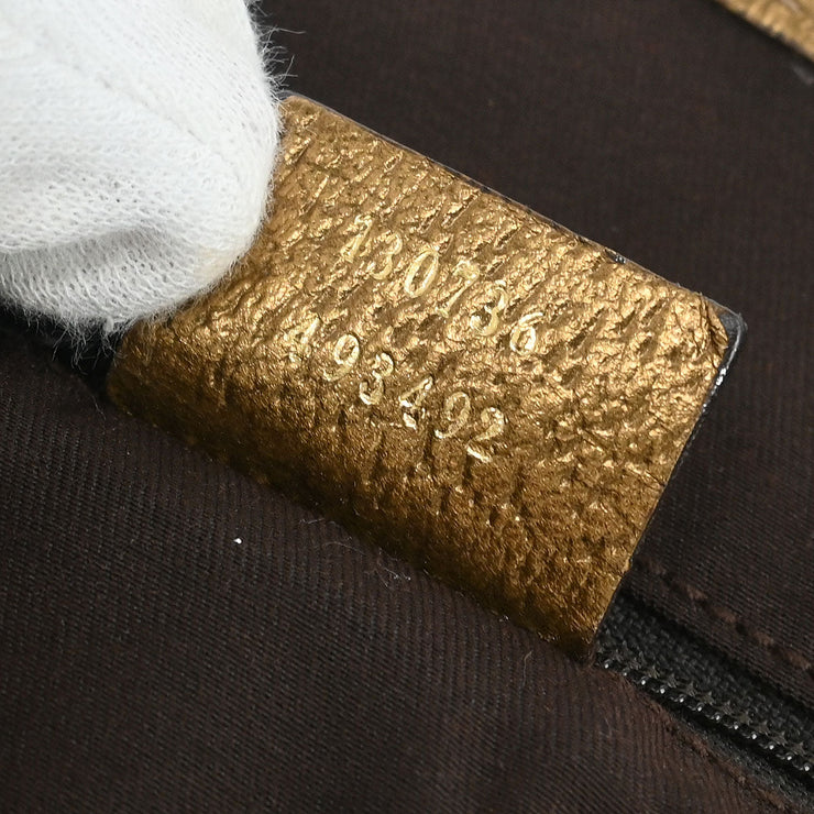 Gucci Gold Abbey D Ring Hobo Handbag 130736 493492 XX40398