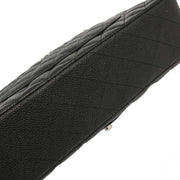 Chanel Black Calfskin Medium Classic Double Flap Shoulder Bag XX40414