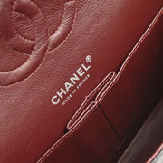 Chanel Black Calfskin Medium Classic Double Flap Shoulder Bag XX40414