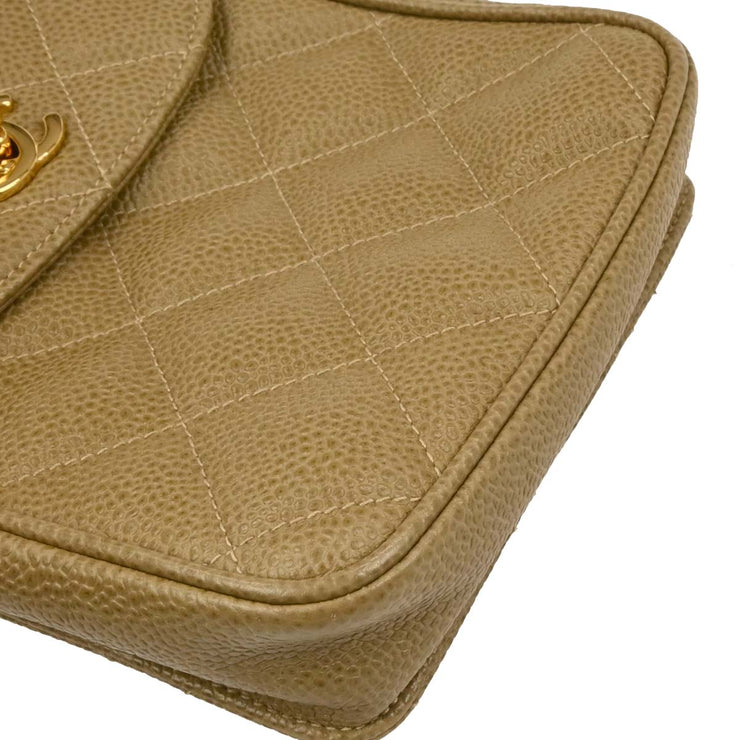 Chanel Beige Calfskin Belt Bum Bag XX40425