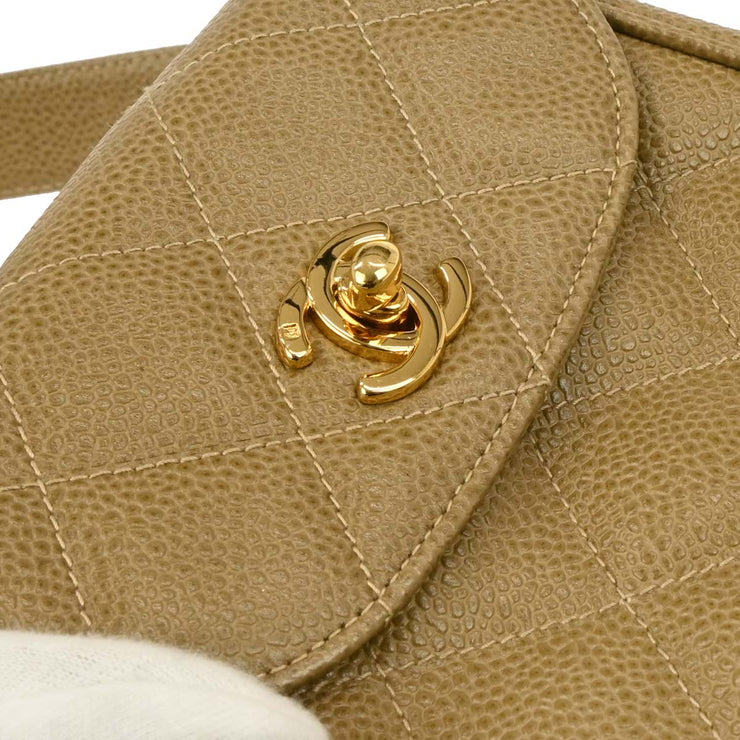 Chanel Beige Calfskin Belt Bum Bag XX40425