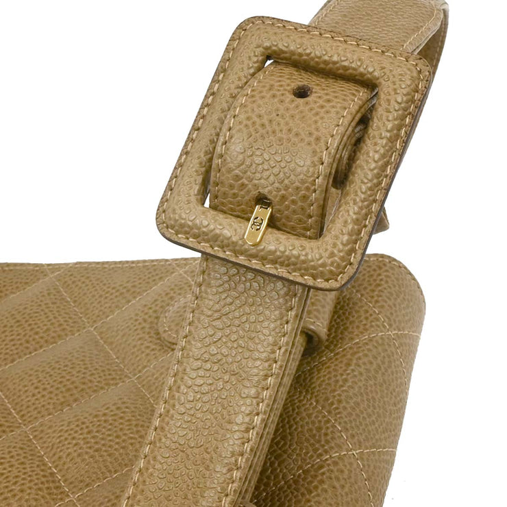 Chanel Beige Calfskin Belt Bum Bag XX40425