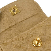 Chanel Beige Calfskin Belt Bum Bag XX40425
