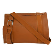 Hermes Gold Taurillon Clemence Sac Yohji Crossbody Messenger Bag VP Square:M XX40536
