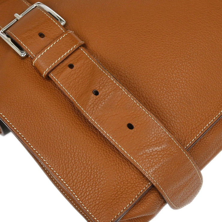 Hermes Gold Taurillon Clemence Sac Yohji Crossbody Messenger Bag VP Square:M XX40536