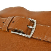 Hermes Gold Taurillon Clemence Sac Yohji Crossbody Messenger Bag VP Square:M XX40536