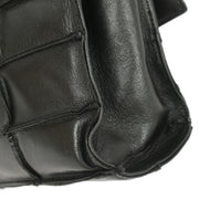 Chanel Black Lambskin Choco Bar Mademoiselle Lock Shoulder Bag XX40548