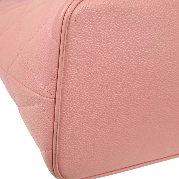 Chanel Pink Calfskin Medallion Tote Handbag XX40575