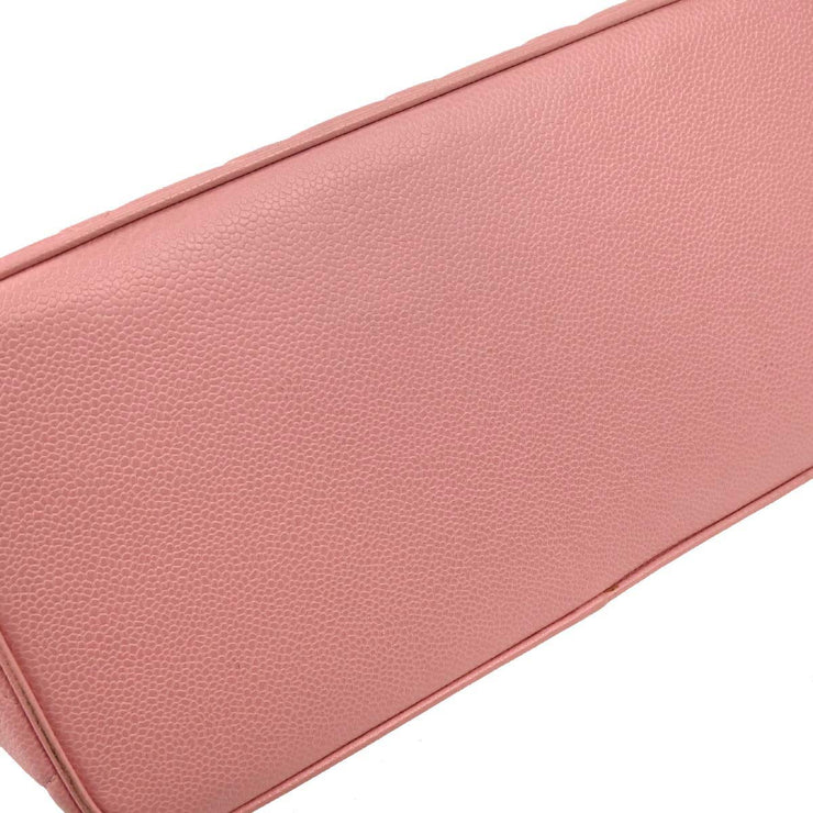 Chanel Pink Calfskin Medallion Tote Handbag XX40575