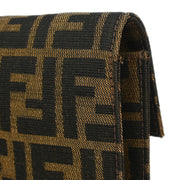 Fendi Brown Zucca Clutch Bag 091630/001  XX40624