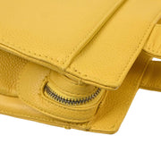 Chanel Yellow Calfskin Tote Handbag XX40641
