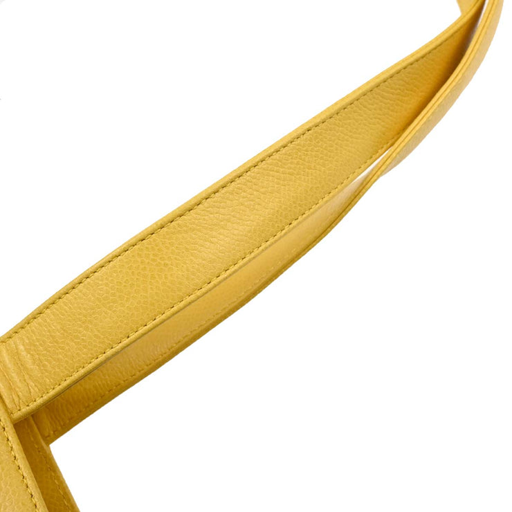Chanel Yellow Calfskin Tote Handbag XX40641