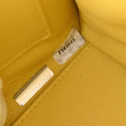 Chanel Yellow Calfskin Tote Handbag XX40641
