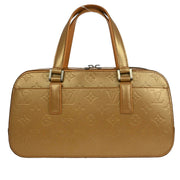 Louis Vuitton Gold Monogram Mat Shelton MM Handbag M55177 MI1003 XX40644