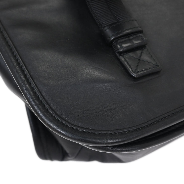 Bottega Veneta Black Intrecciato Messenger Bag B07745752N XX40696