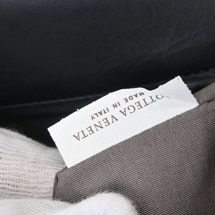 Bottega Veneta Black Intrecciato Messenger Bag B07745752N XX40696