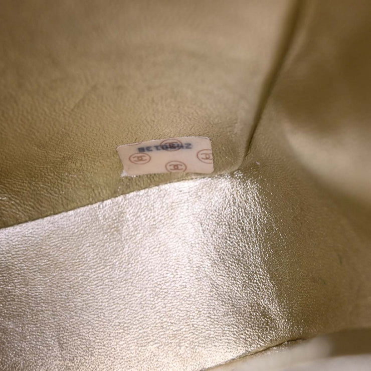 Chanel Red Satin Chevron Shoulder Bag XX90094