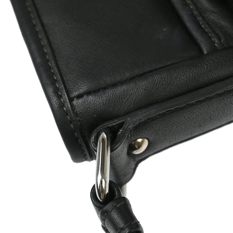 Prada Black Leather Shoulder Bag 7/B XX92139