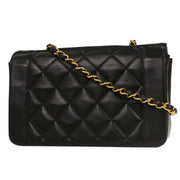 Chanel Black Lambskin Small Diana Shoulder Bag YQ00758