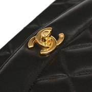 Chanel Black Lambskin Small Diana Shoulder Bag YQ00758
