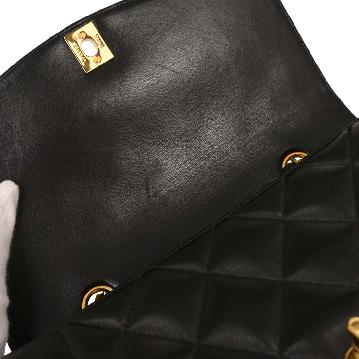 Chanel Black Lambskin Small Diana Shoulder Bag YQ00758