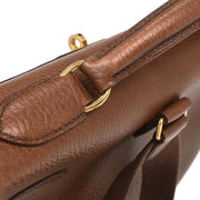 Hermes Marron Fonce Ardennes Kelly A Dos GM Backpack 10 Circle:Z YQ00760
