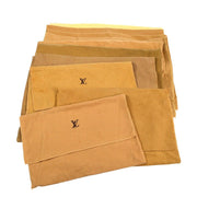 Louis Vuitton Dust Bag 10 Set Brown Beige 100% Cotton Authentic 79846