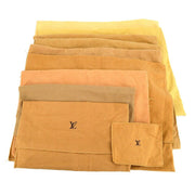 Louis Vuitton Dust Bag 10 Set Brown Beige 100% Cotton Authentic 79817