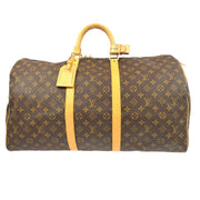 Louis Vuitton Monogram Keepall 55 Travel Duffle Handbag M41424 FL1918 KK30967
