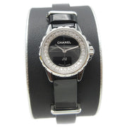 Chanel Ref.H4663 J12 Quartz Watch Ceramic XC****** Diamond Patent Leather 89966