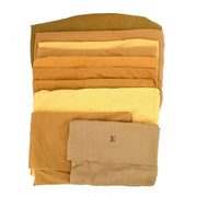 Louis Vuitton Dust Bag 10 Set Brown Beige 100% Cotton Authentic 79841