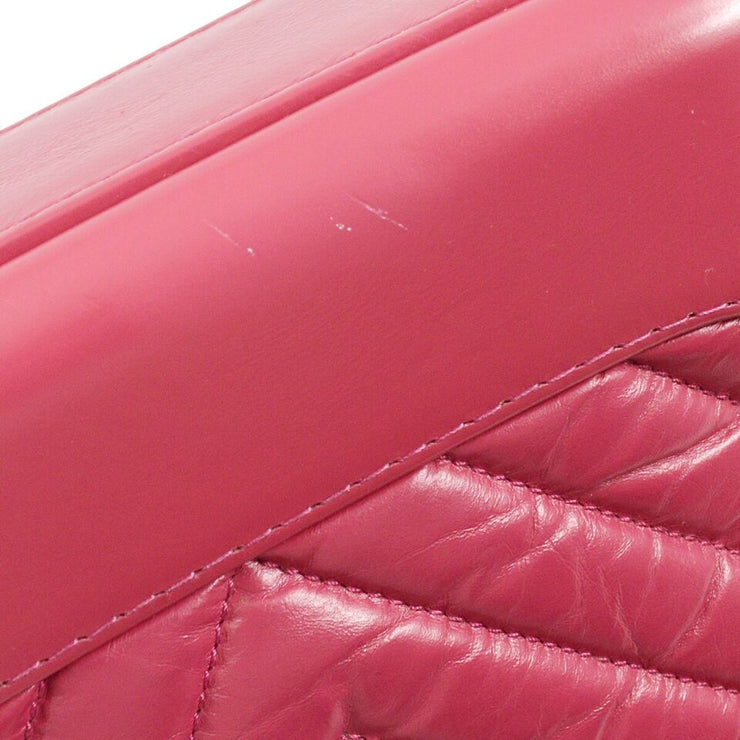 Chanel Pink Calfskin Gabrielle V Stitch Shoulder Bag 181547