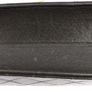 Chanel Black Lambskin Pushlock Medium Half Flap Shoulder Bag KK92173