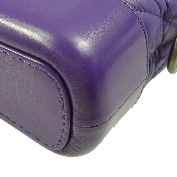 Chanel Purple Lambskin Gabrielle V Stitch Shoulder Bag KK30188