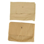 LOUIS VUITTON Dust Bag 10 Set Brown Beige 100% Cotton  111752