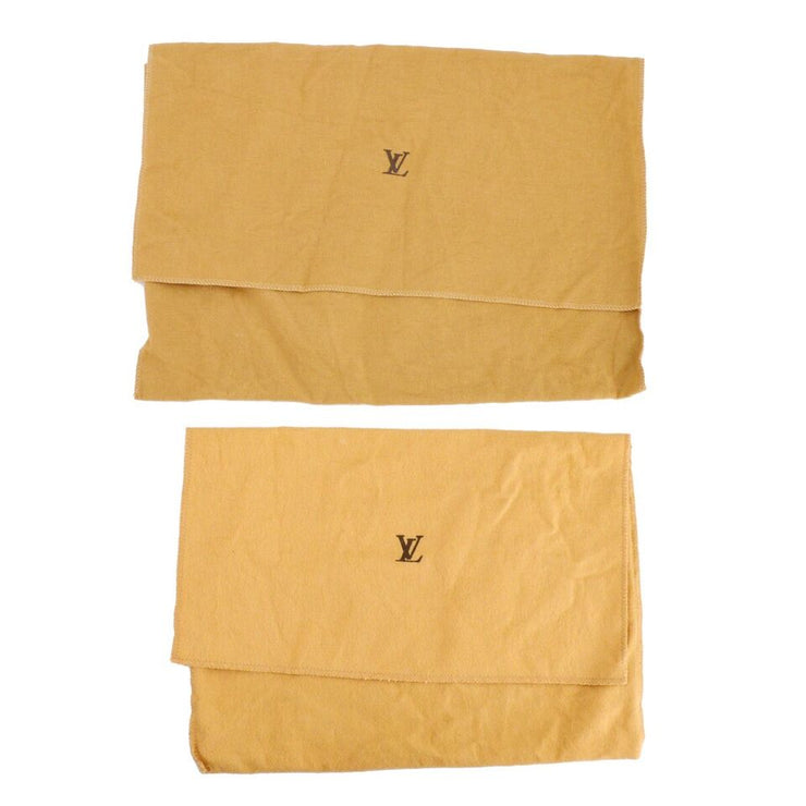 LOUIS VUITTON Dust Bag 10 Set Brown Beige 100% Cotton  111740