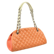 Chanel Orange Caviar Skin Shoulder Bag 191294