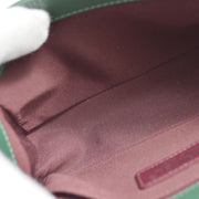 Boy Chanel Green White Lambskin Double Chain Shoulder Bag KK90109