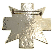 Chanel Rhinestone Brooch Pin Corsage B18A Gold-plated 99887