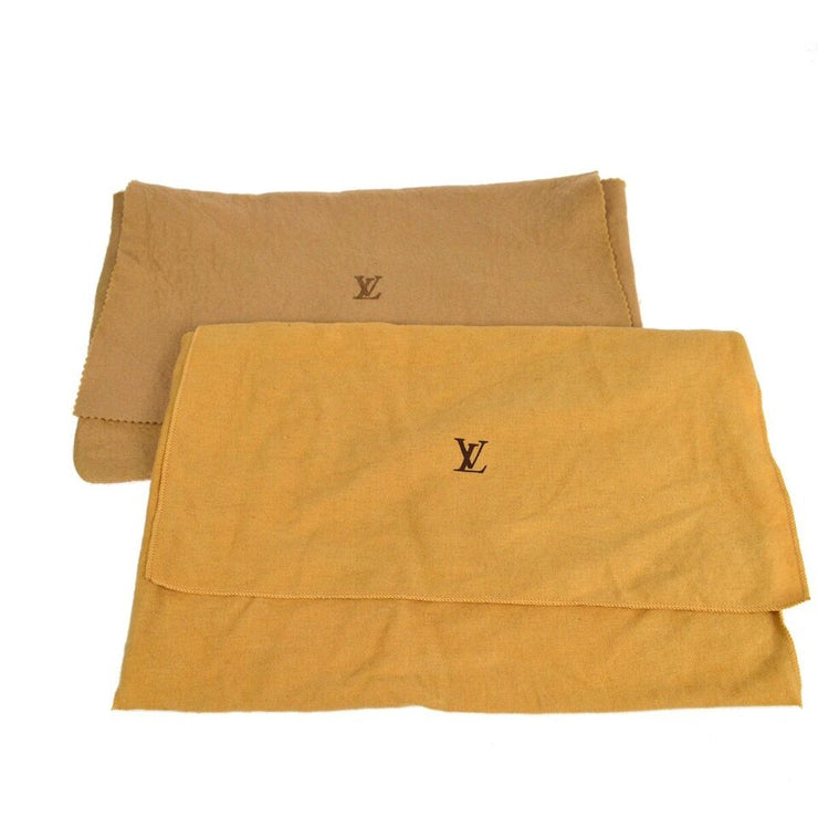 Louis Vuitton Dust Bag 10 Set Brown Beige 100% Cotton Authentic 79850