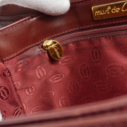 Cartier Bordeaux Must De Cartier Shoulder Bag C24 123299