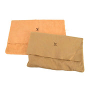 Louis Vuitton Dust Bag 10 Set Brown Beige 100% Cotton Authentic 79817