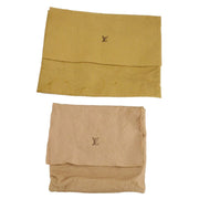 LOUIS VUITTON Dust Bag 10 Set Brown Beige 100% Cotton  111760